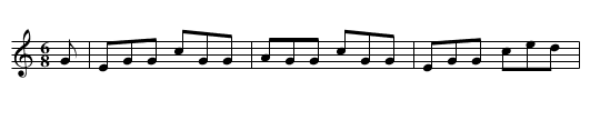 the CONNAUGHT-MAN'S RAMBLE - staff notation
