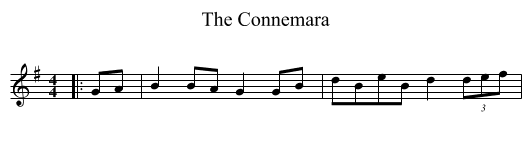 The Connemara - staff notation
