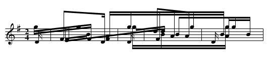 The Conundrum (in D, for the flute) - staff notation