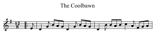 The Coolbawn - staff notation