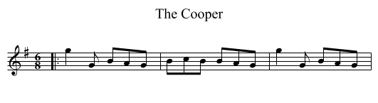 The Cooper - staff notation