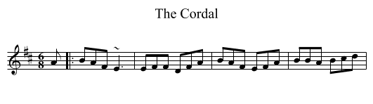The Cordal - staff notation