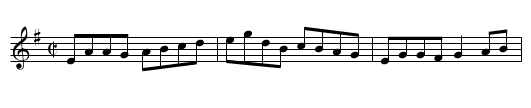 The Corner House - staff notation