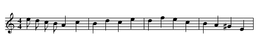 The Cotery - staff notation