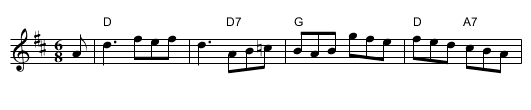 the Countess of Loudon's Reel - staff notation
