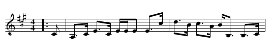 The Countess of Seafield - staff notation