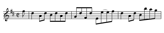The COUNTESS OF SUTHERLAND'S REEL - staff notation
