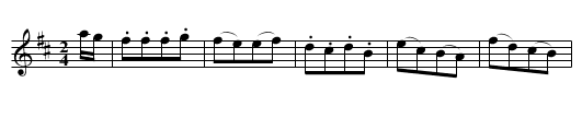 The COUNTRY CLUB - staff notation