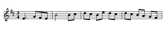 The Crested Hens - staff notation