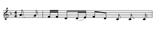 The Crockery-Ware - staff notation