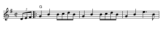 The Crooked Stovepipe - staff notation