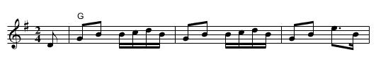 the Crooked Stovepipe - staff notation