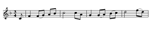 The Crystal Spring - staff notation