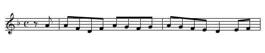 the CUCKOO - staff notation