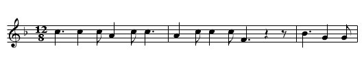 The Cuckoo's Nest (3) - staff notation