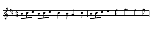 The Cuil Aodha Slide - staff notation