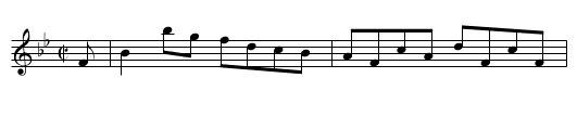 The Cumberland Reel or Una's Lock - staff notation