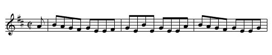 The Cup of Tea - staff notation