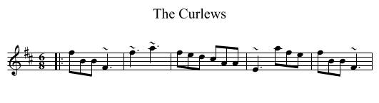 The Curlews - staff notation