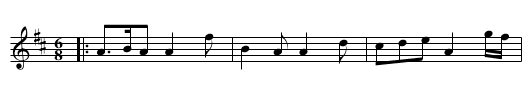 The Curly headed Boy - staff notation
