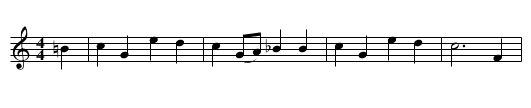 The Daemon Lover - staff notation