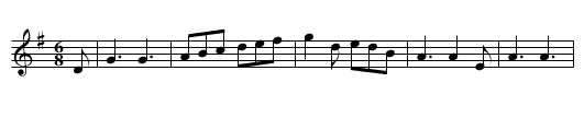 The Dandy Ninth - staff notation