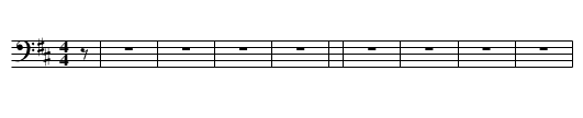 The  Dandy's Accordeon - staff notation