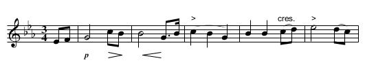the DARK PHANTOM - staff notation
