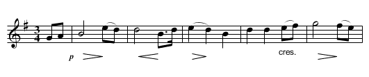 The DARK PHANTOM - staff notation