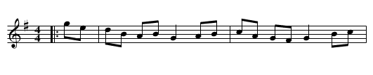 The Dashing White Sergeant - staff notation