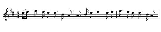 the DAYS O' LANGSYNE - staff notation