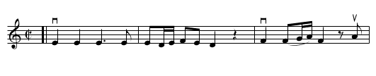 THE DEAD MARCH IN SAUL - staff notation