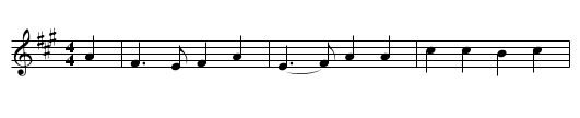 The Death of a Romish Lady - staff notation