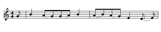 The Death of Parcy Reed - staff notation
