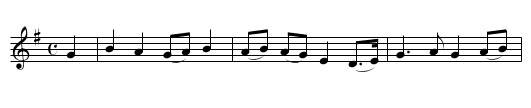 The Death of Parcy Reed - staff notation