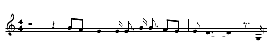 The Debutante Ball - staff notation