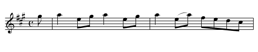 The DEIL AMONG THE TAILORS - staff notation