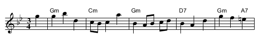 The Designing Woman - staff notation