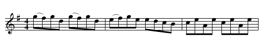 The Devil is among the taylors - staff notation