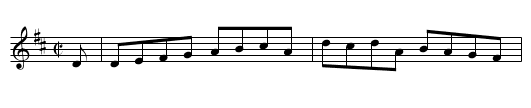 the Devils Hobby Horse - staff notation