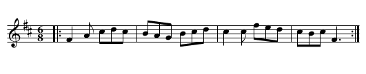 The DHU HILL - staff notation