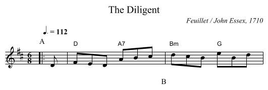 The Diligent - staff notation