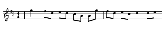 The Disappointed Coquette - staff notation