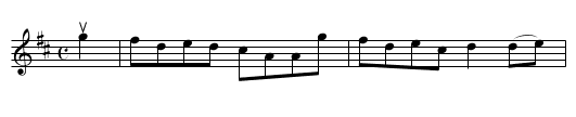 the DISAPPOINTED COQUETTE - staff notation