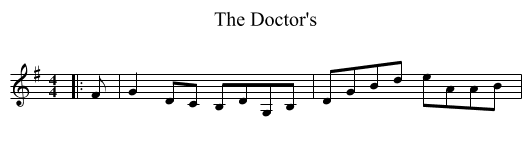 The Doctor's - staff notation