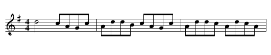 The Donegal Tinker - staff notation