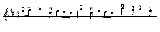 The DONNYBROOK BOY - staff notation