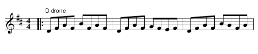 The Doon - staff notation