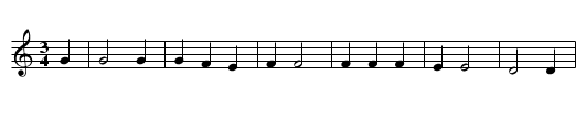 The Doryman - staff notation