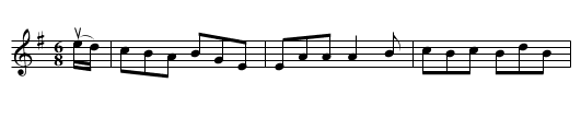 THE DOUBLE HEAD -- JIG - staff notation